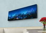 Wallity Cuadro Decorativo en Lienzo Iluminado con LED Multicolor 30 x 90 cm